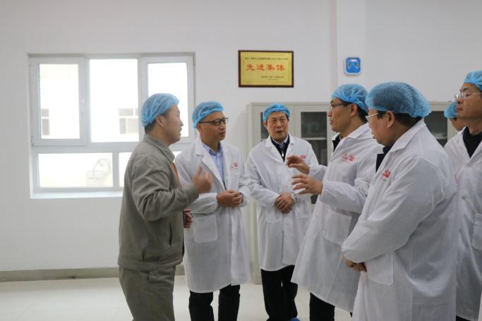 國家糧食和物資儲備局黃煒副局長到西瑞集團興平園區(qū)調(diào)研