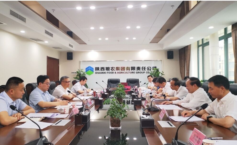 安康市副市長(zhǎng)魯琦到糧農(nóng)集團(tuán)洽談合作